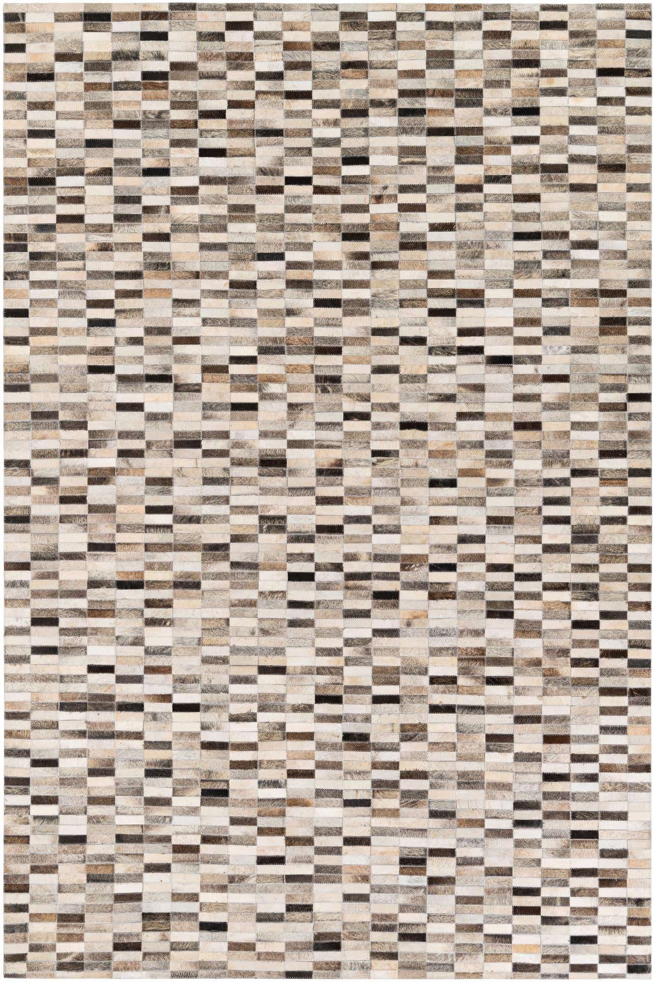 6' x 8' 11 Cowhide Stocks Rug