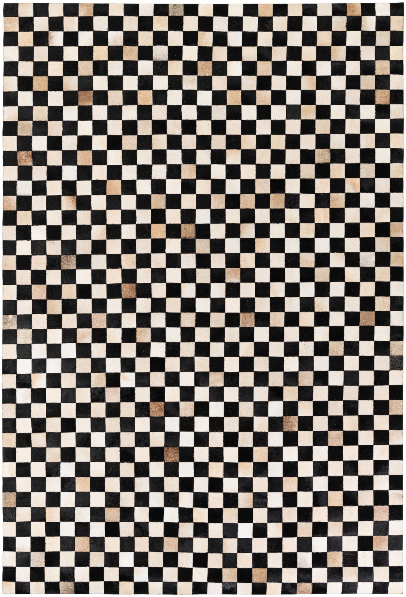 6' 8 x 9' 9 Cowhide Stocks Rug