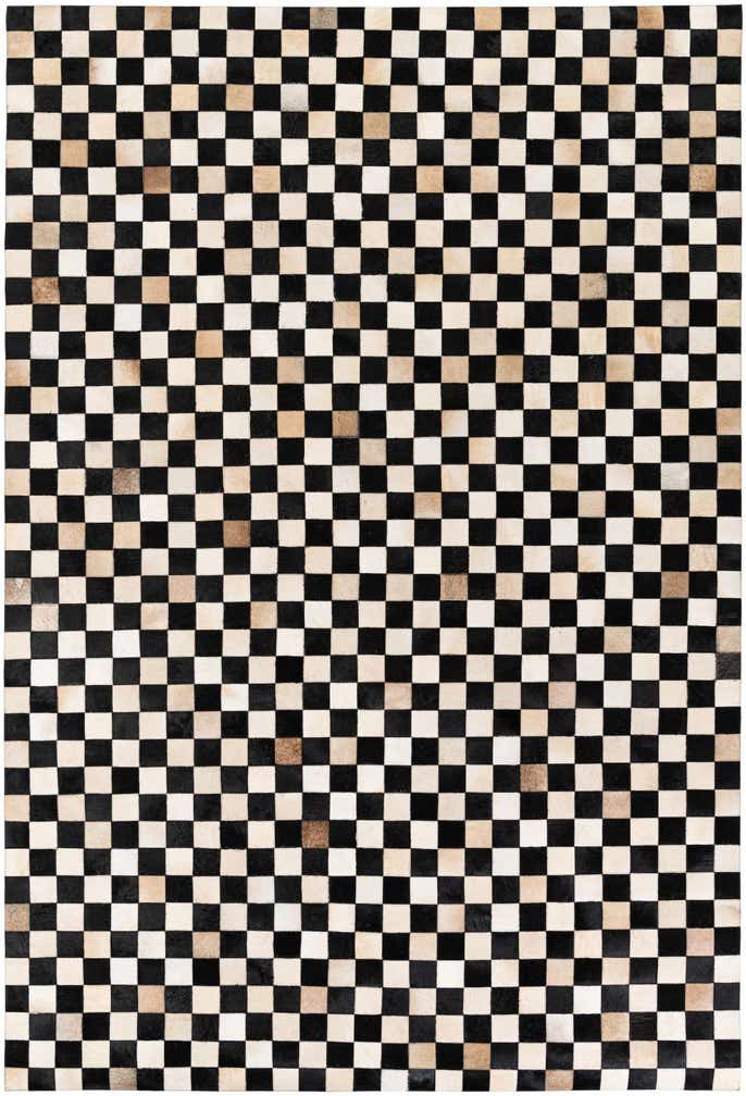 6' 8 x 9' 9 Cowhide Stocks Rug