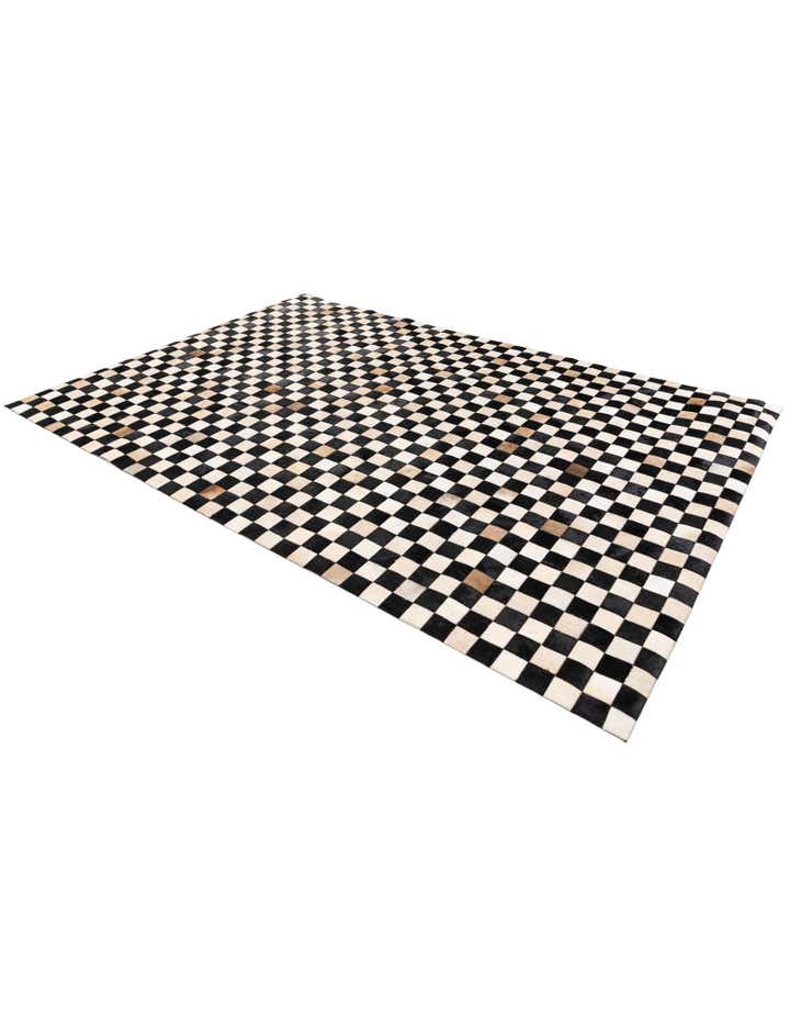 6' 8 x 9' 9 Cowhide Stocks Rug