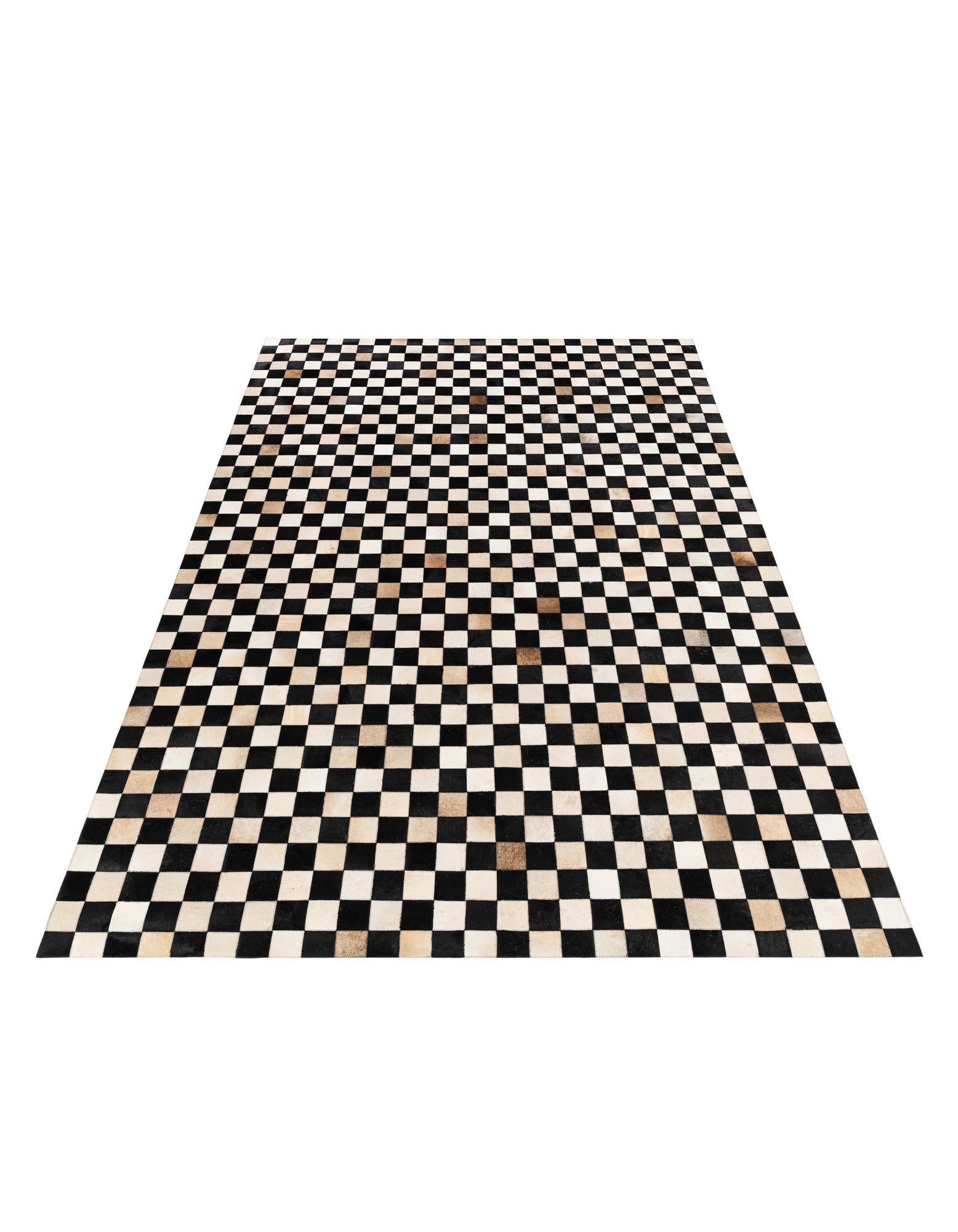 6' 8 x 9' 9 Cowhide Stocks Rug