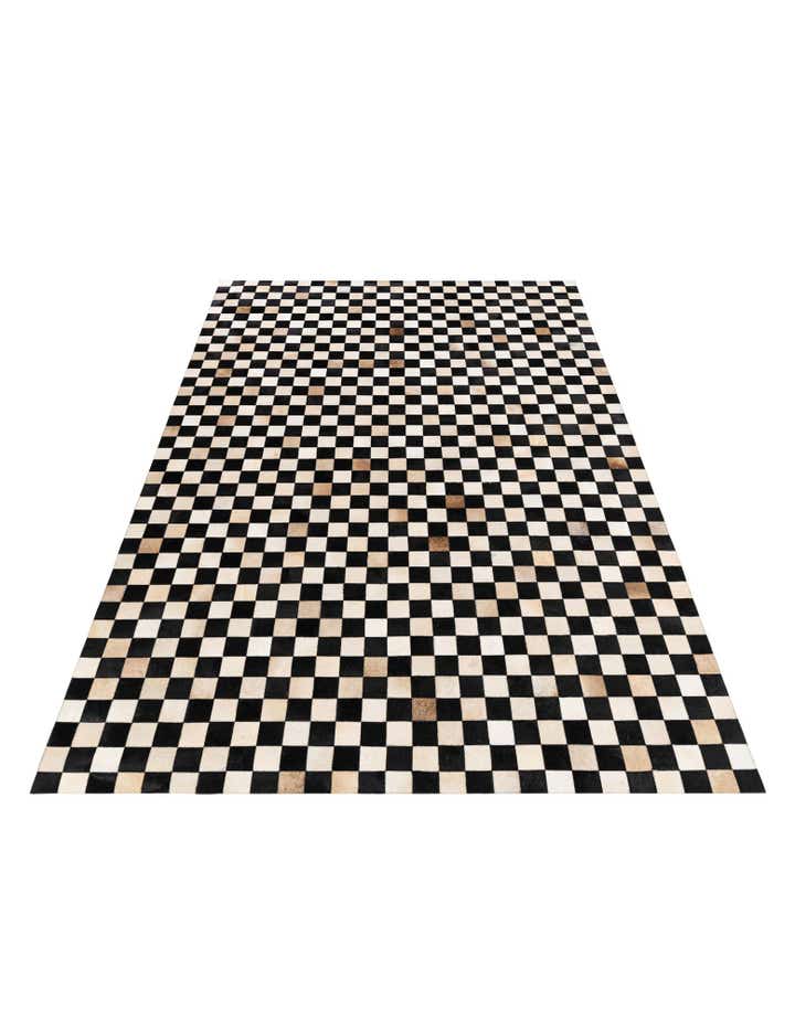 6' 8 x 9' 9 Cowhide Stocks Rug