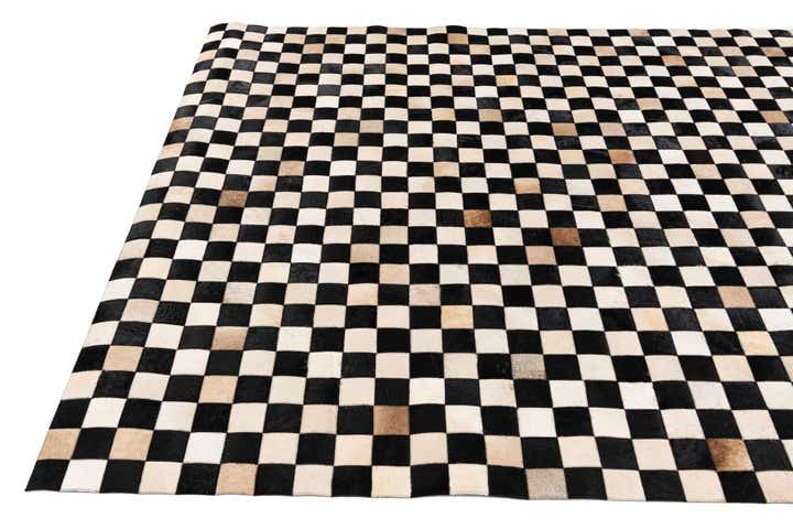 6' 8 x 9' 9 Cowhide Stocks Rug