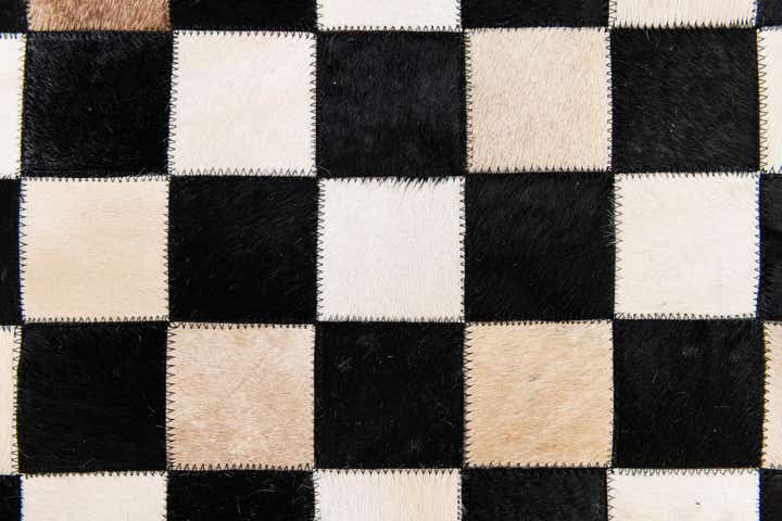 6' 8 x 9' 9 Cowhide Stocks Rug