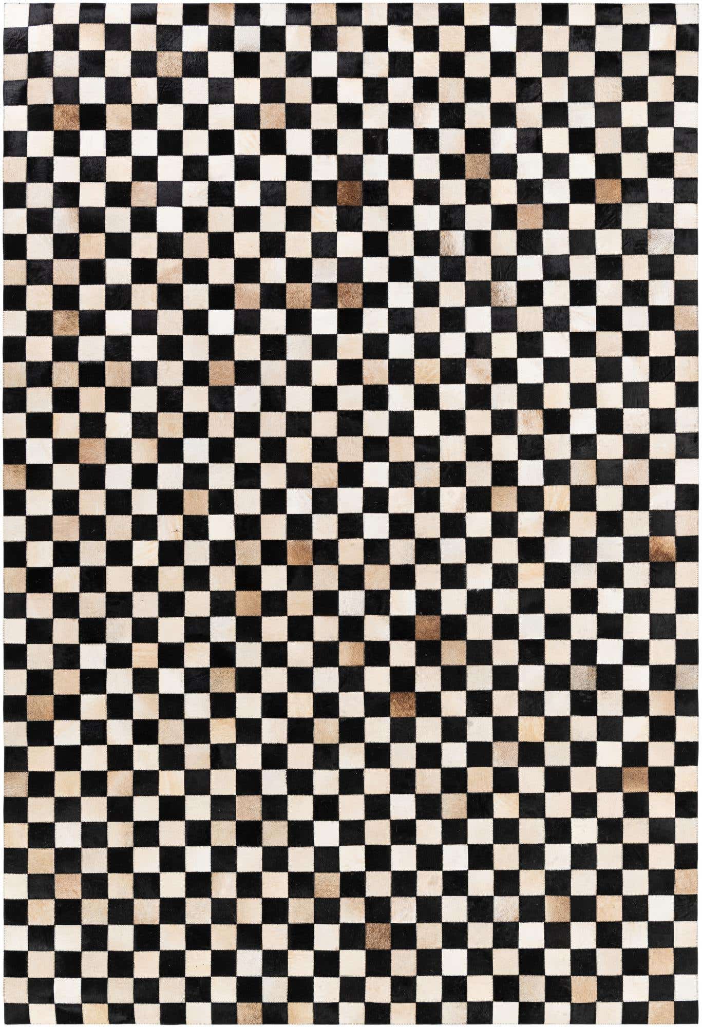 6' 8 x 9' 9 Cowhide Stocks Rug