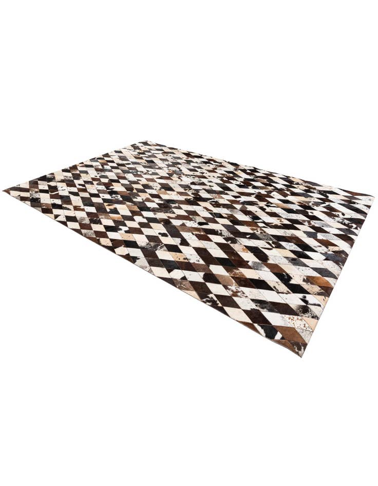 Detail image of 6' 7 x 9' 11 Cowhide Stocks Rug
