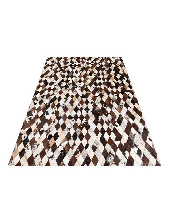 6' 7 x 9' 10 Cowhide Stocks Rug