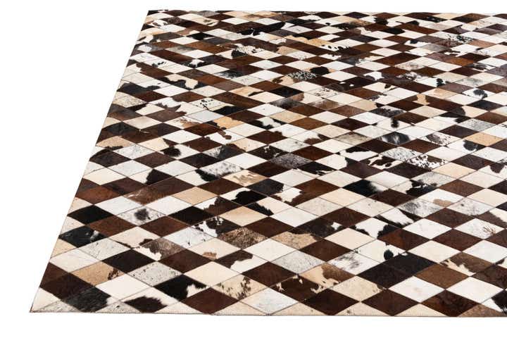 6' 7 x 9' 10 Cowhide Stocks Rug