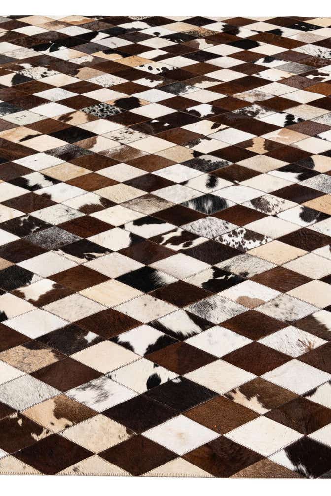 6' 7 x 9' 10 Cowhide Stocks Rug