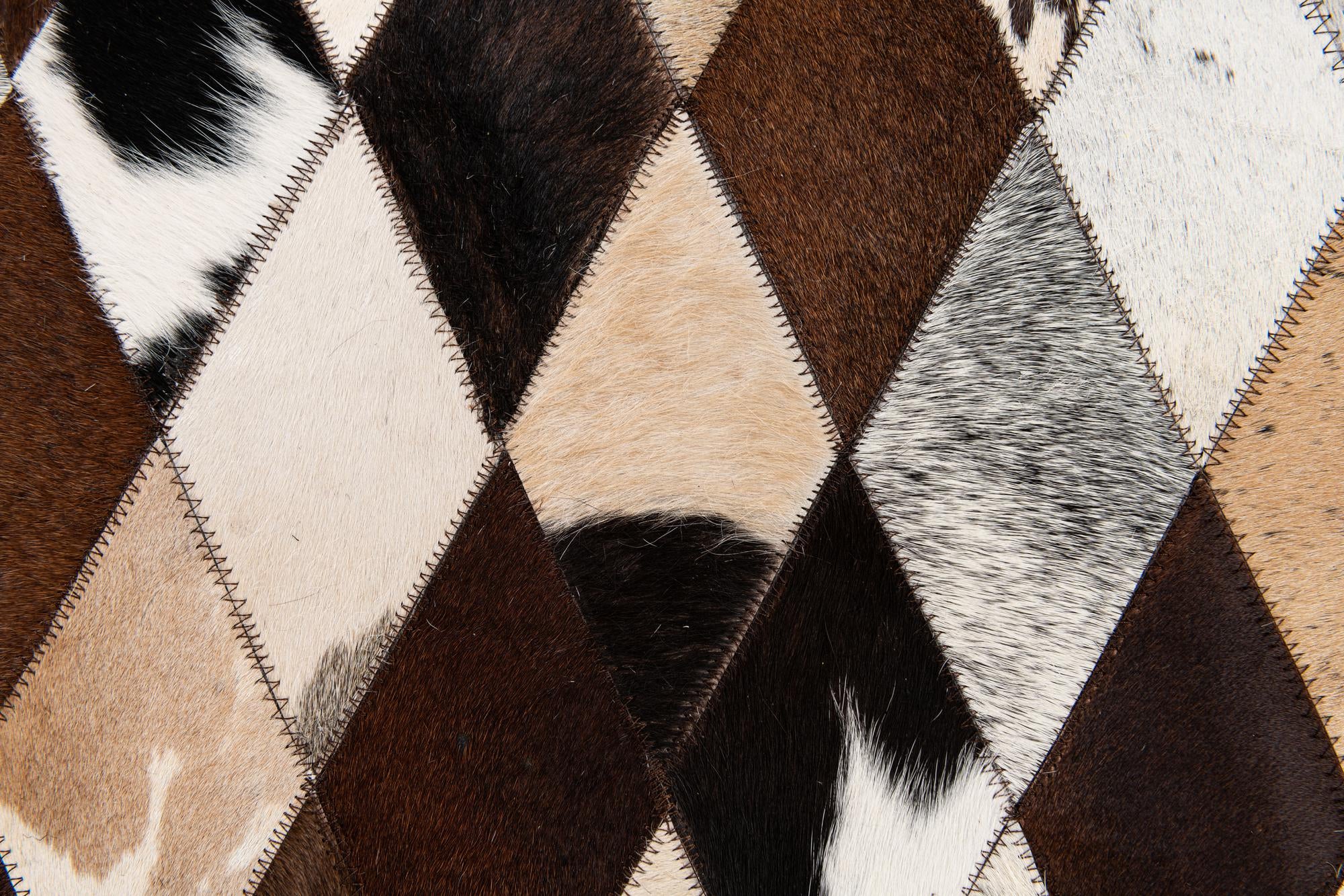 6' 7 x 9' 10 Cowhide Stocks Rug