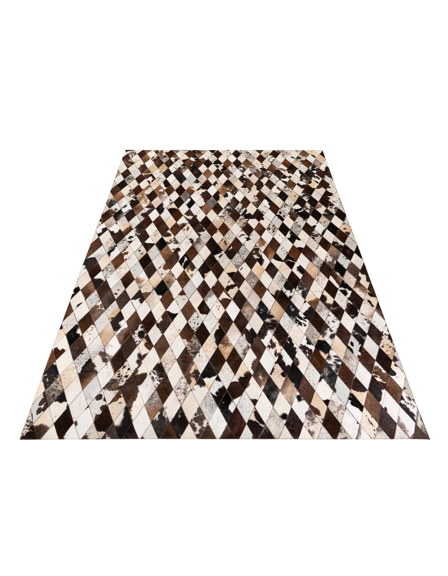 6' 7 x 9' 11 Cowhide Stocks Rug