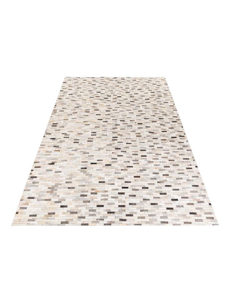 Detail image of 6' 7 x 10' Cowhide Stocks Rug
