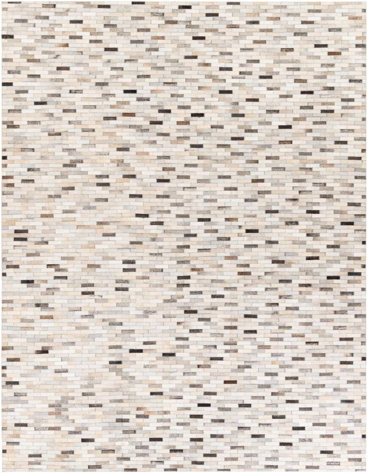 Detail image of 6' 7 x 10' Cowhide Stocks Rug