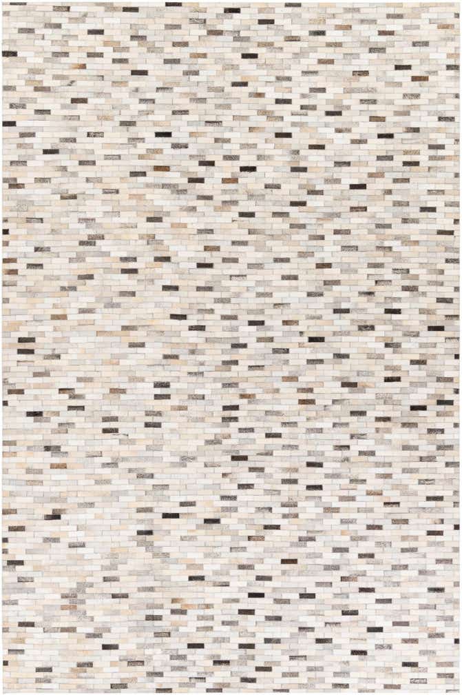 6' 7 x 10' Cowhide Stocks Rug