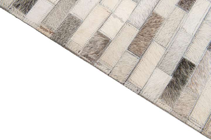 6' 8 x 9' 11 Cowhide Stocks Rug