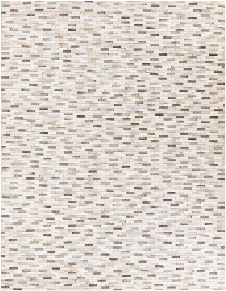 Detail image of 6' 8 x 9' 11 Cowhide Stocks Rug