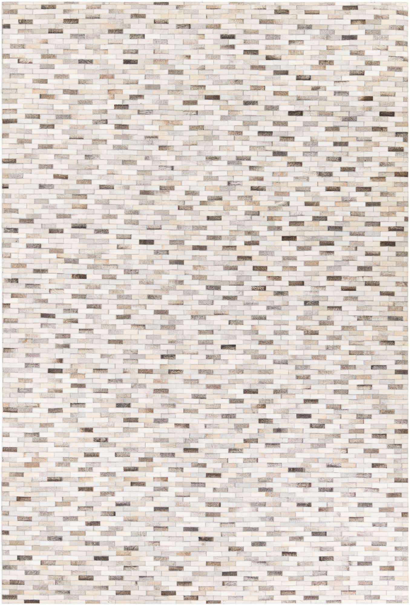6' 8 x 9' 11 Cowhide Stocks Rug