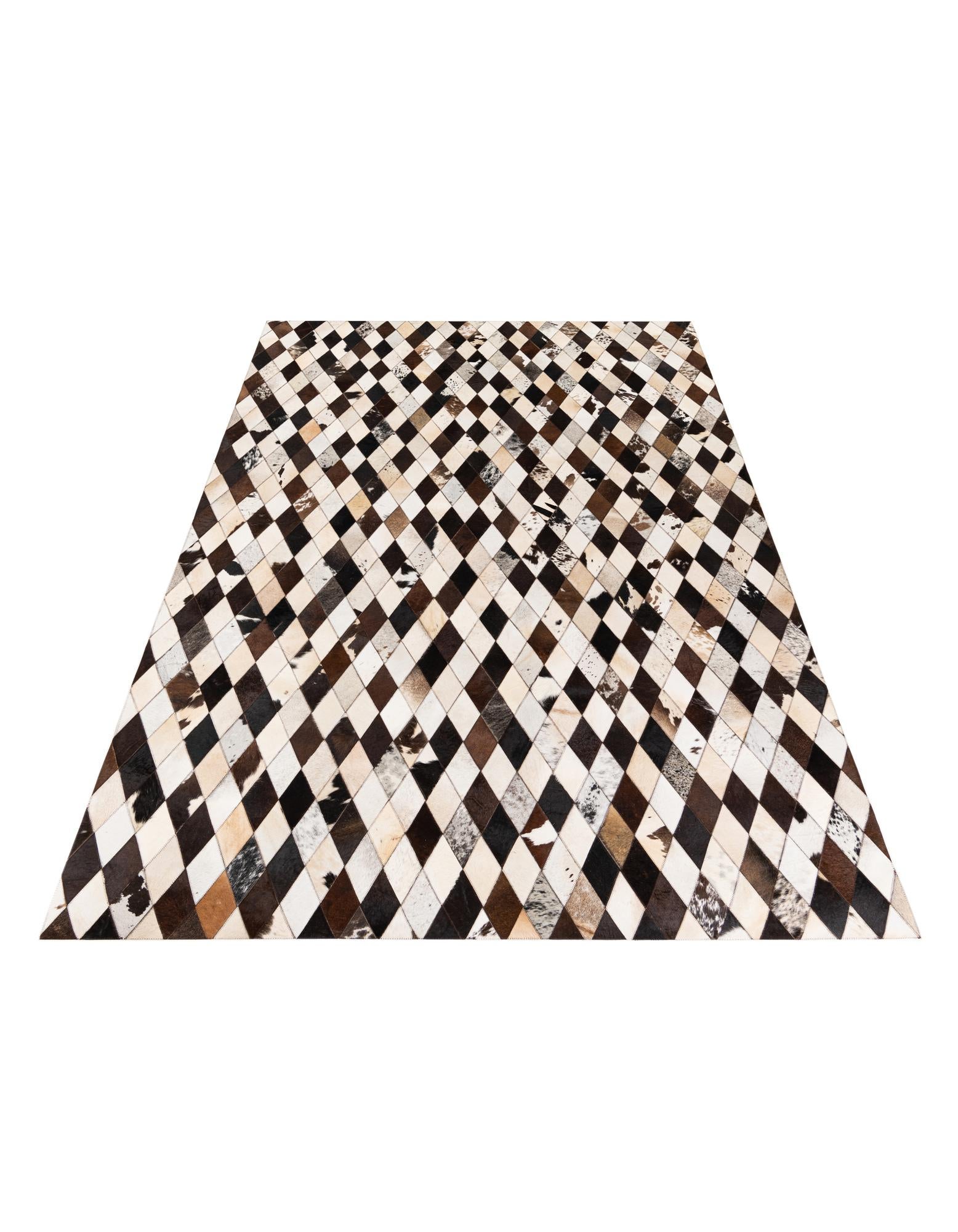 6' 7 x 9' 10 Cowhide Stocks Rug