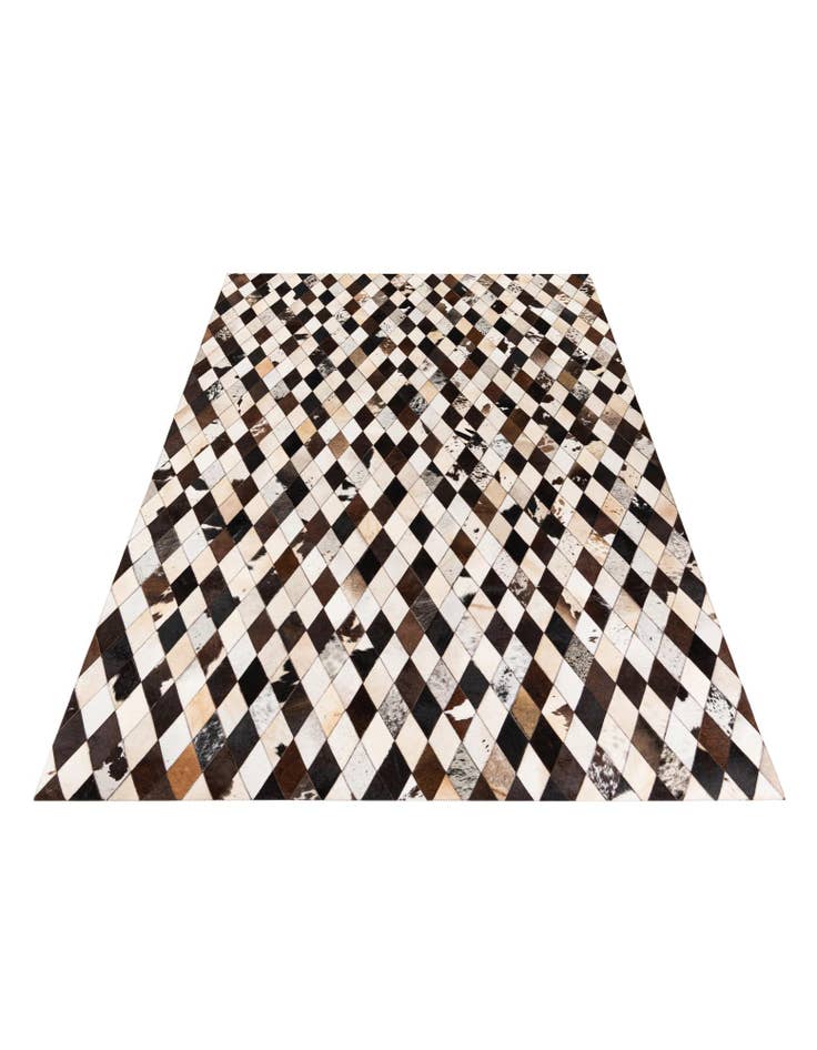 Detail image of 6' 7 x 9' 10 Cowhide Stocks Rug
