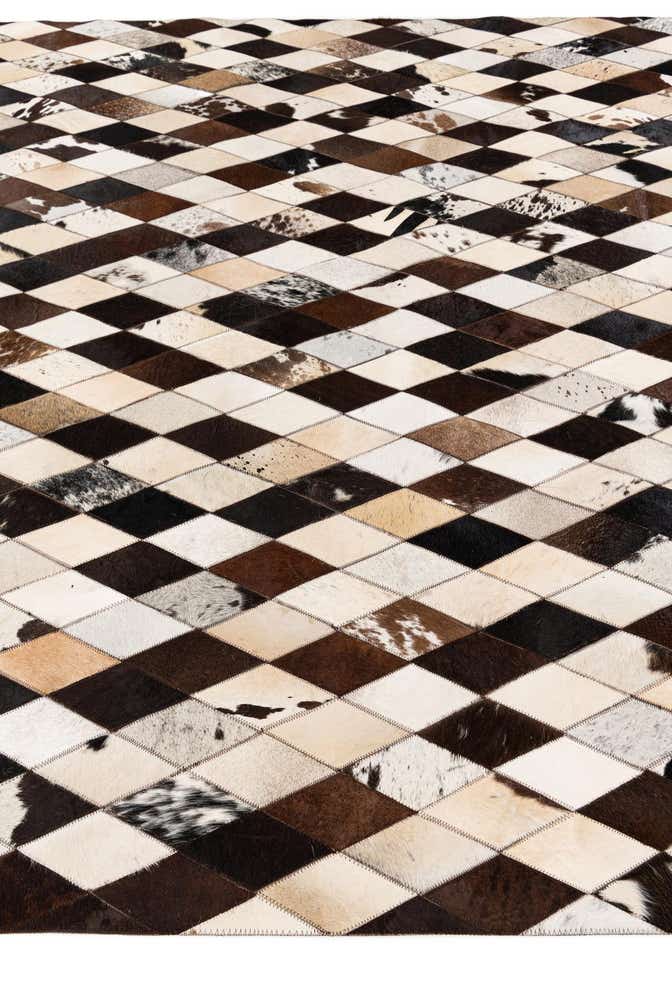 6' 7 x 9' 10 Cowhide Stocks Rug