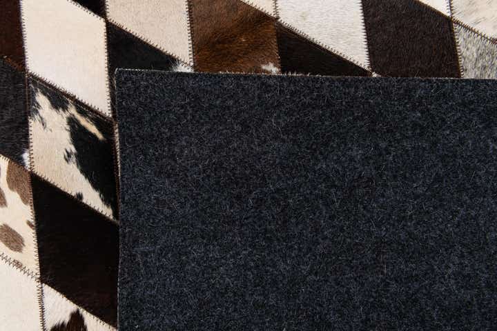 6' 7 x 9' 10 Cowhide Stocks Rug