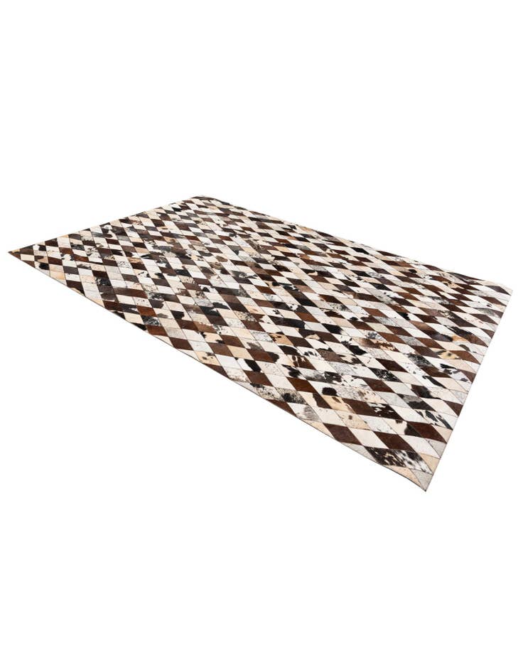 Detail image of 6' 7 x 9' 11 Cowhide Stocks Rug
