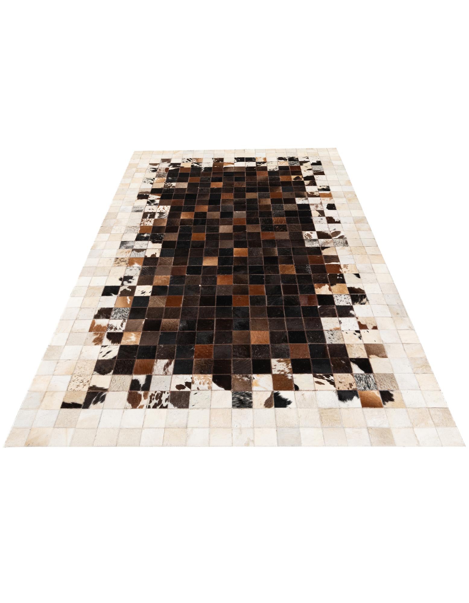 5' x 8' Cowhide Stocks Rug