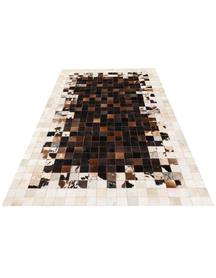 5' x 8' Cowhide Stocks Rug