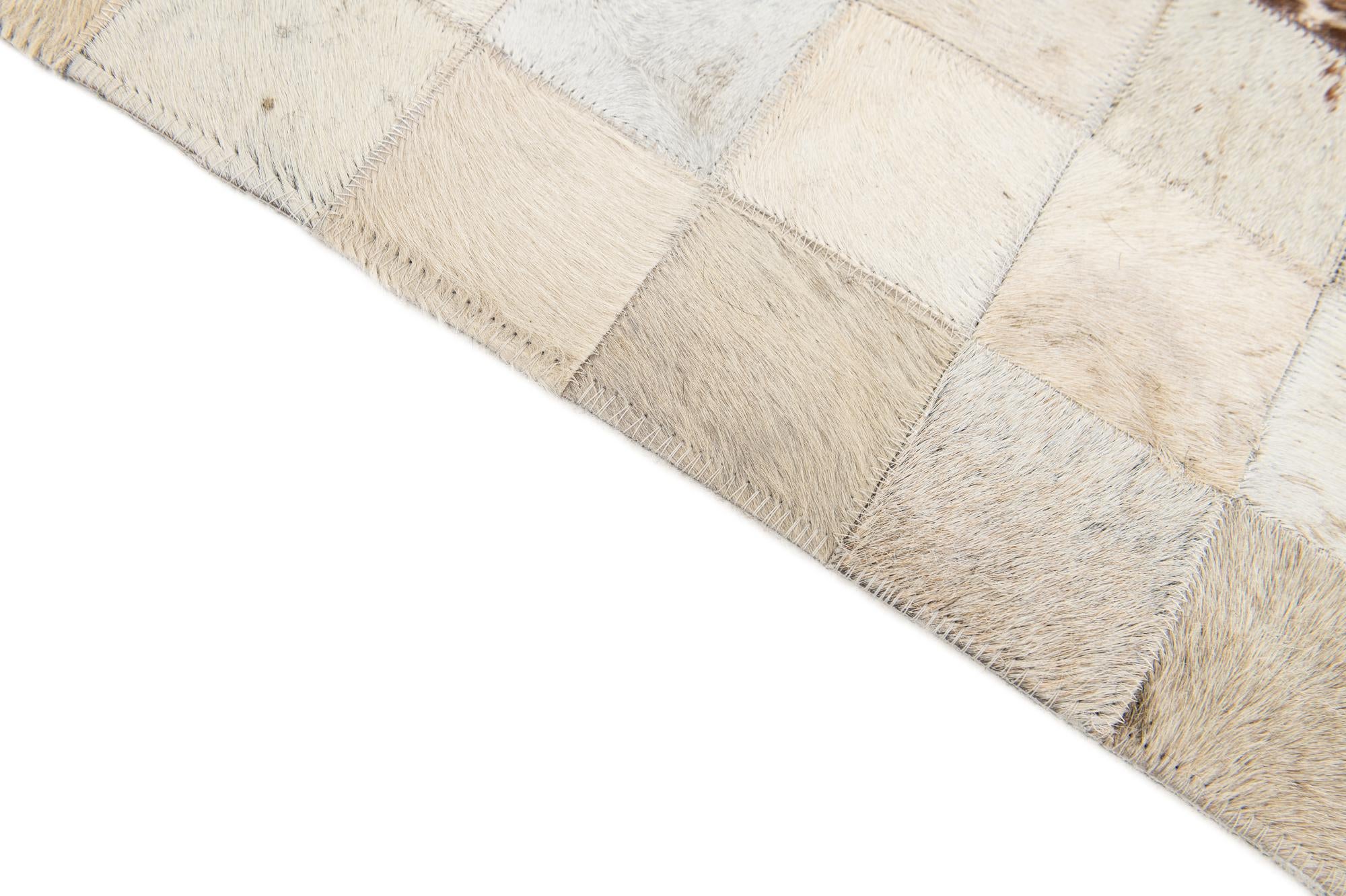 5' x 8' Cowhide Stocks Rug
