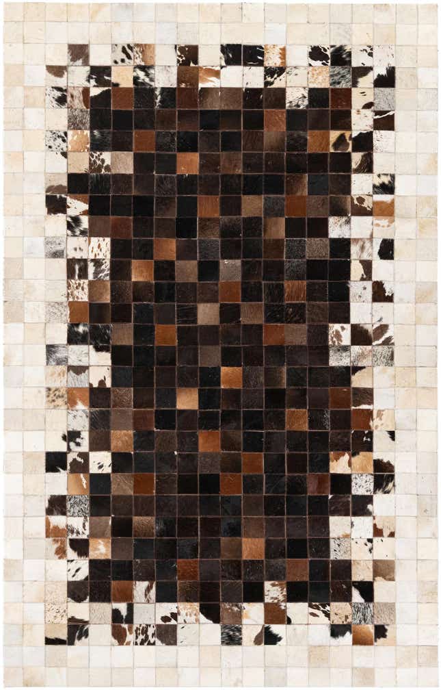 5' x 8' Cowhide Stocks Rug