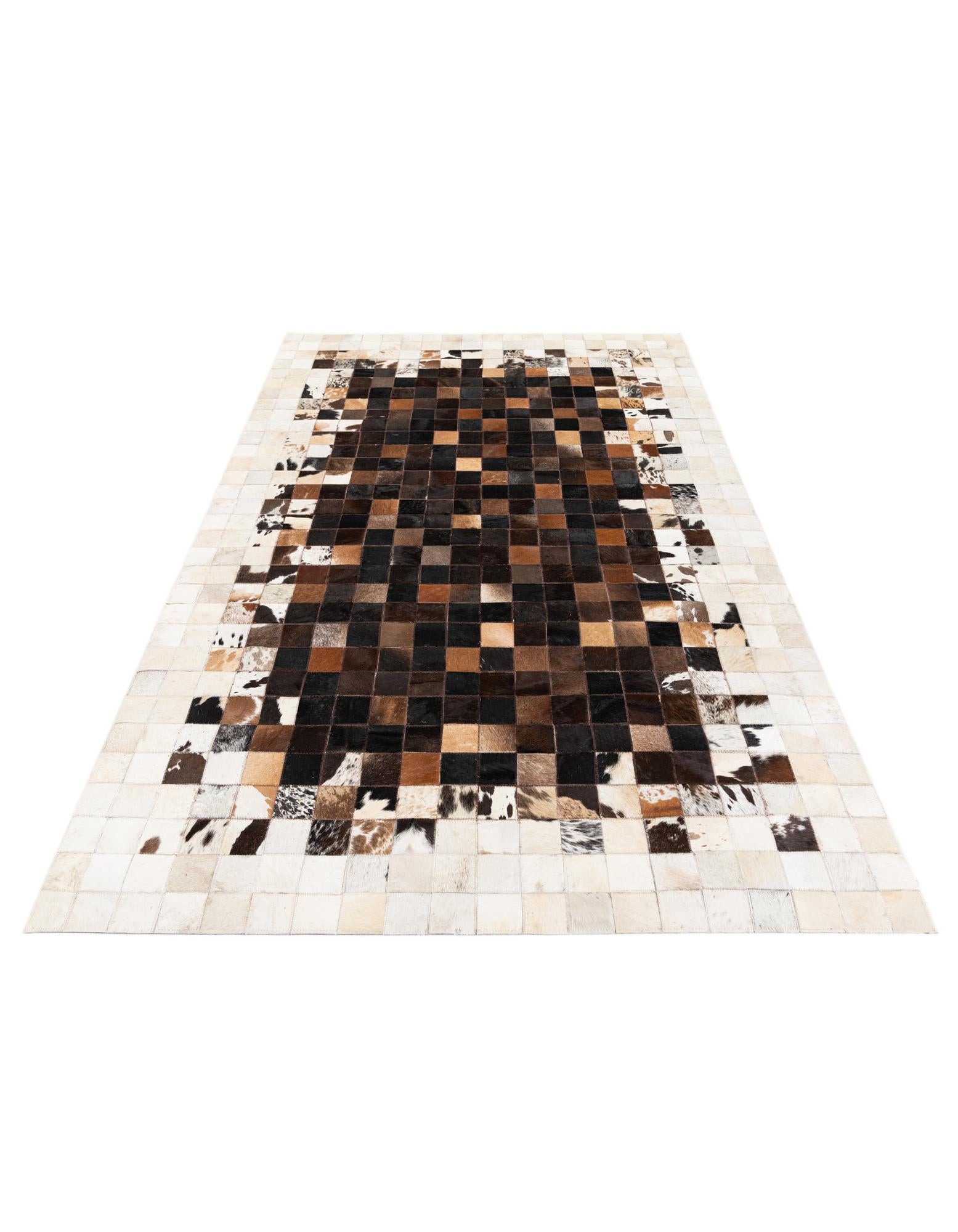 5' x 7' 11 Cowhide Stocks Rug
