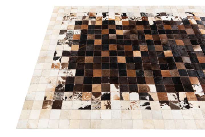 5' x 7' 11 Cowhide Stocks Rug