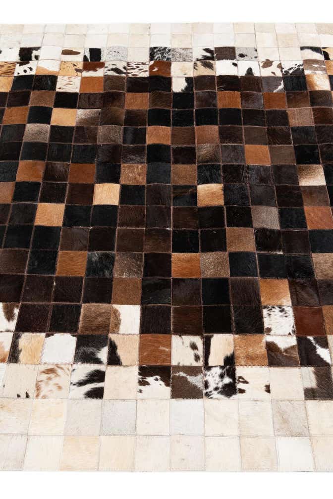 5' x 7' 11 Cowhide Stocks Rug