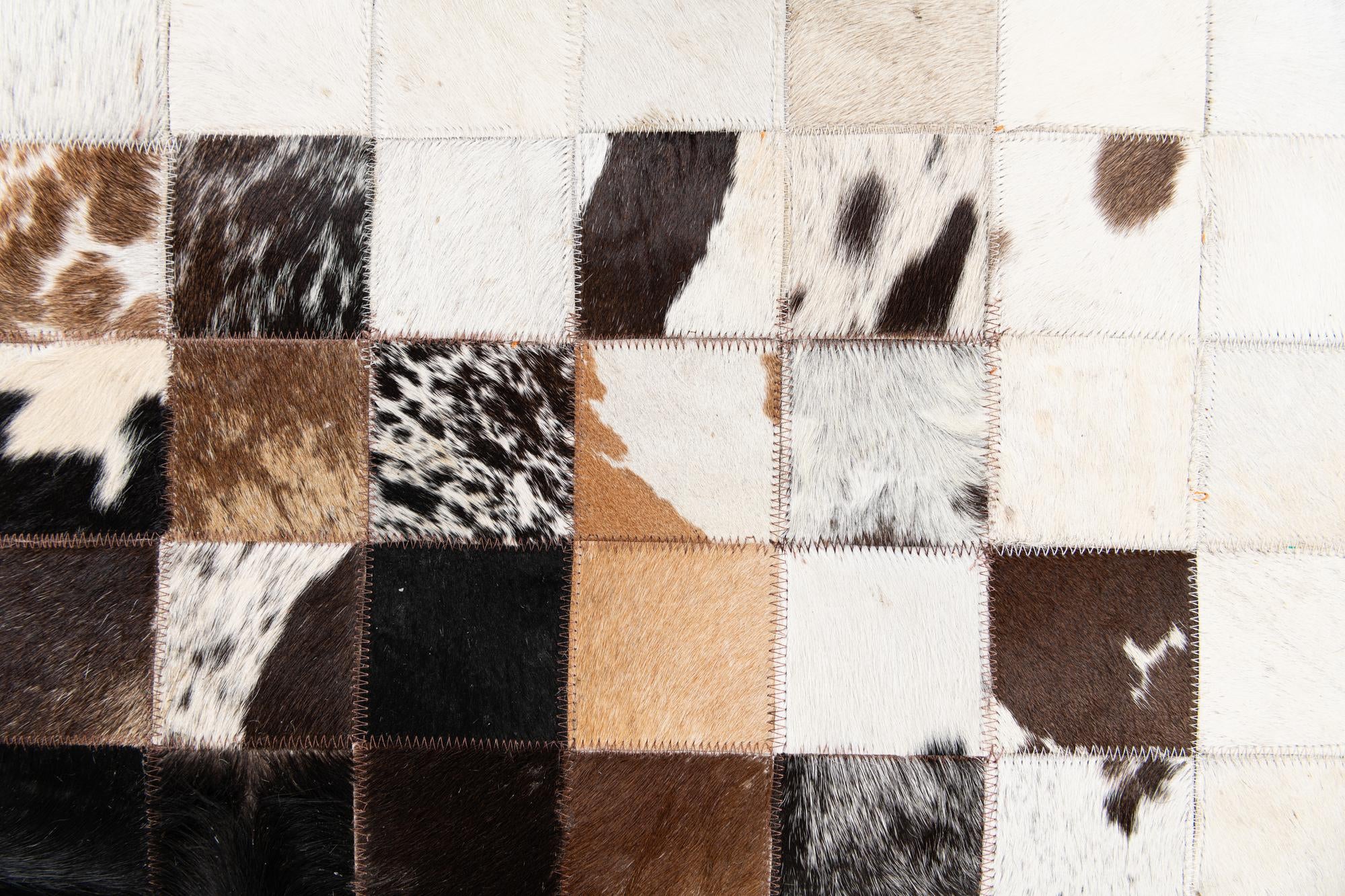 5' x 7' 11 Cowhide Stocks Rug