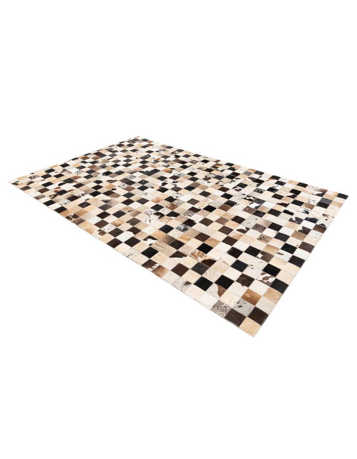 Detail image of 5' 2 x 7' 11 Cowhide Stocks Rug