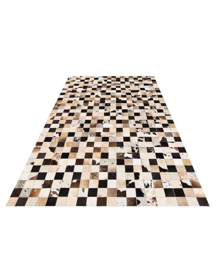 5' 2 x 7' 11 Cowhide Stocks Rug