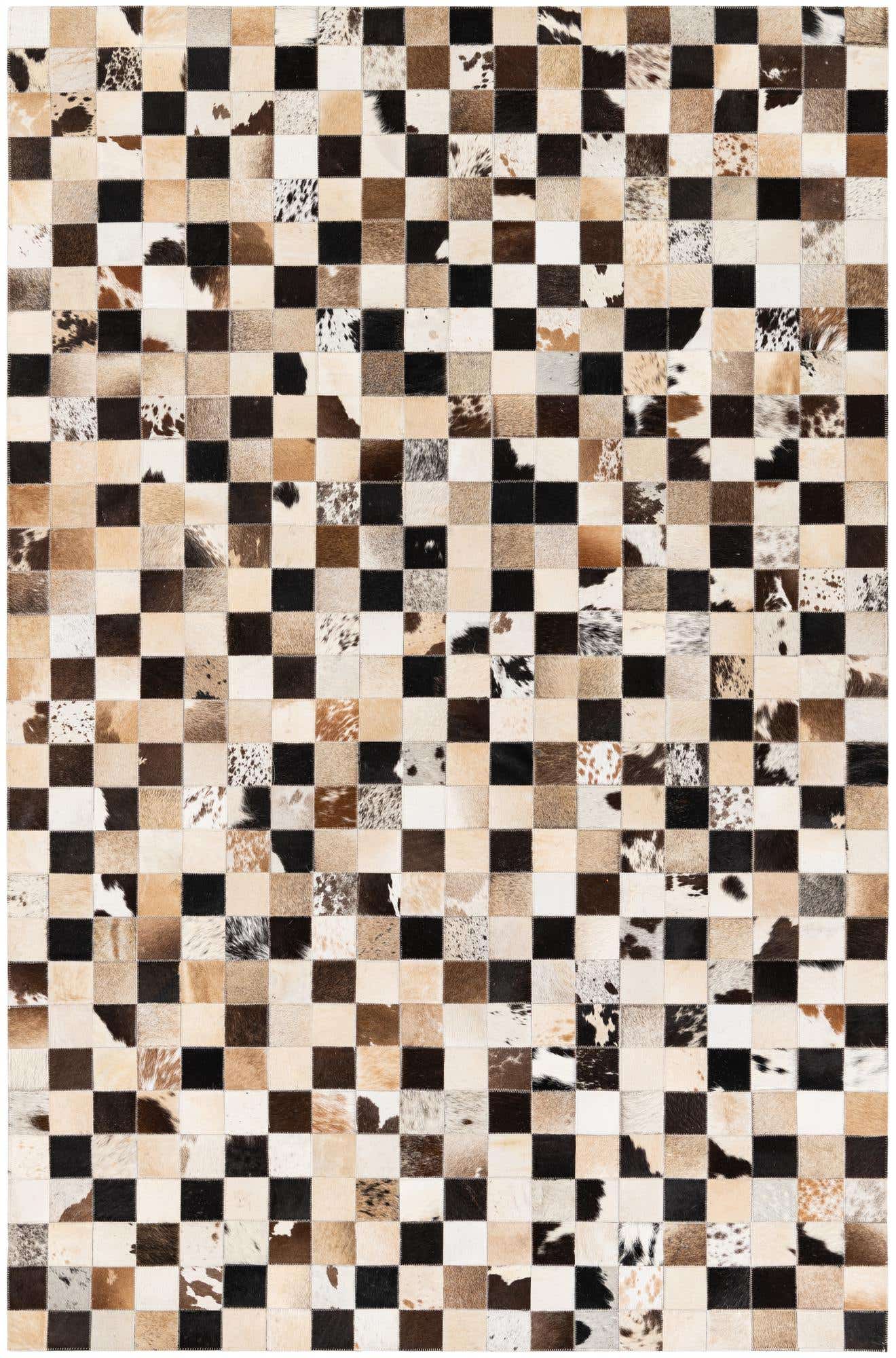 5' 2 x 7' 11 Cowhide Stocks Rug