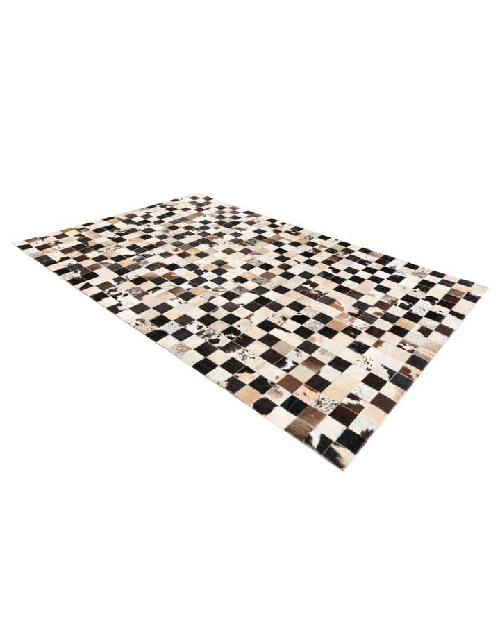 5' 2 x 8' Cowhide Stocks Rug