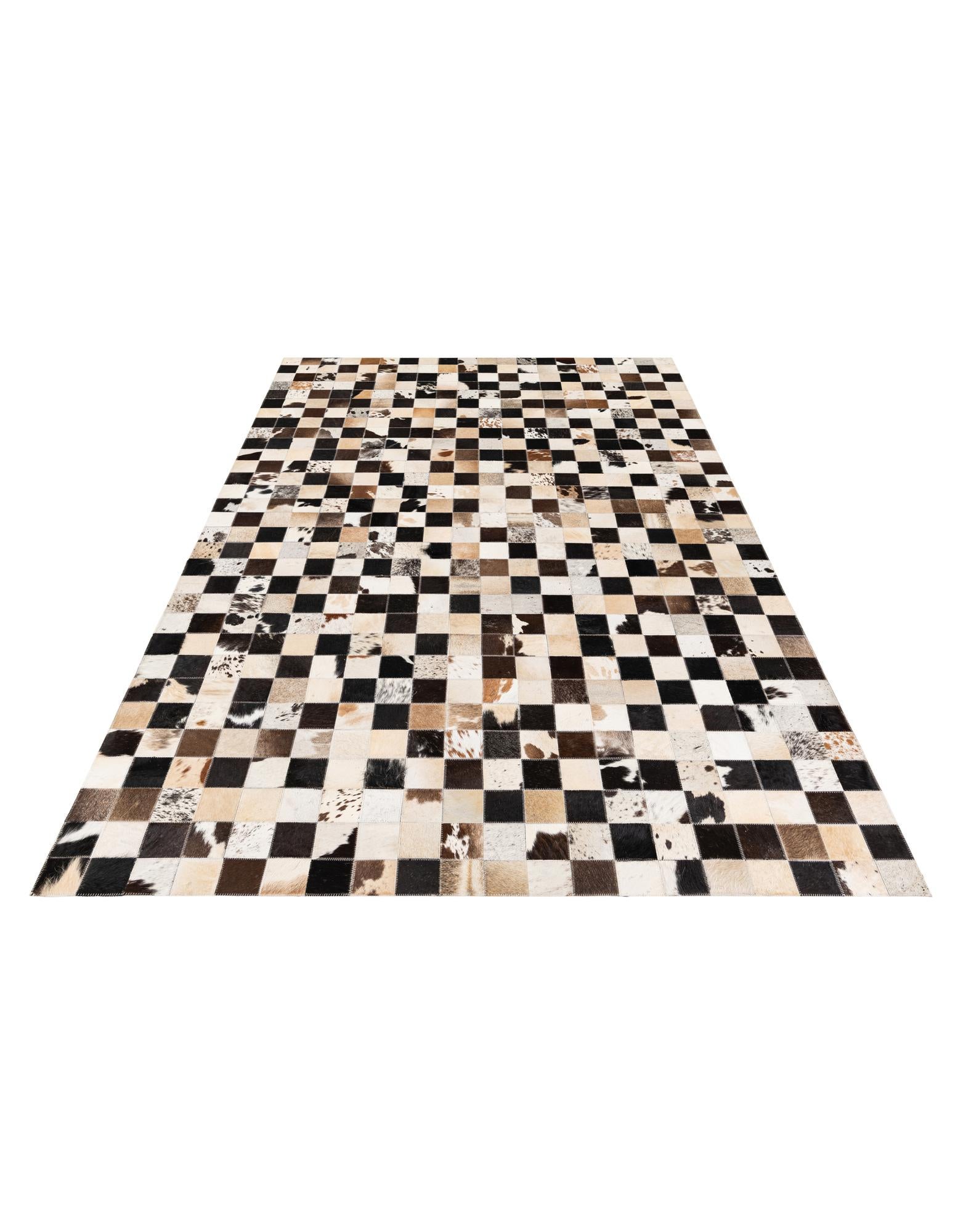5' 2 x 8' Cowhide Stocks Rug