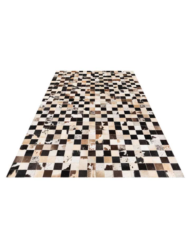 5' 2 x 8' Cowhide Stocks Rug