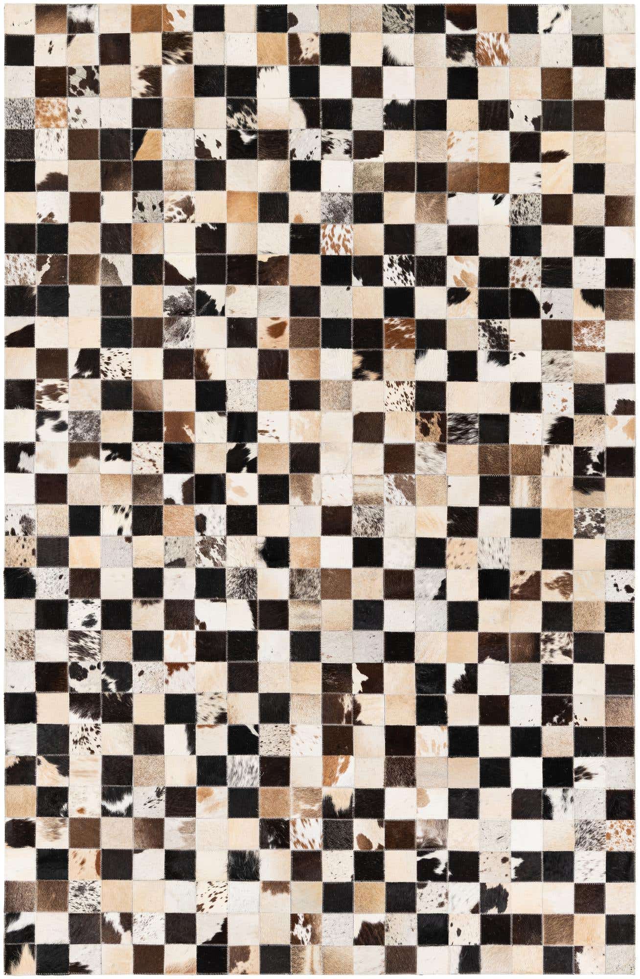 5' 2 x 8' Cowhide Stocks Rug