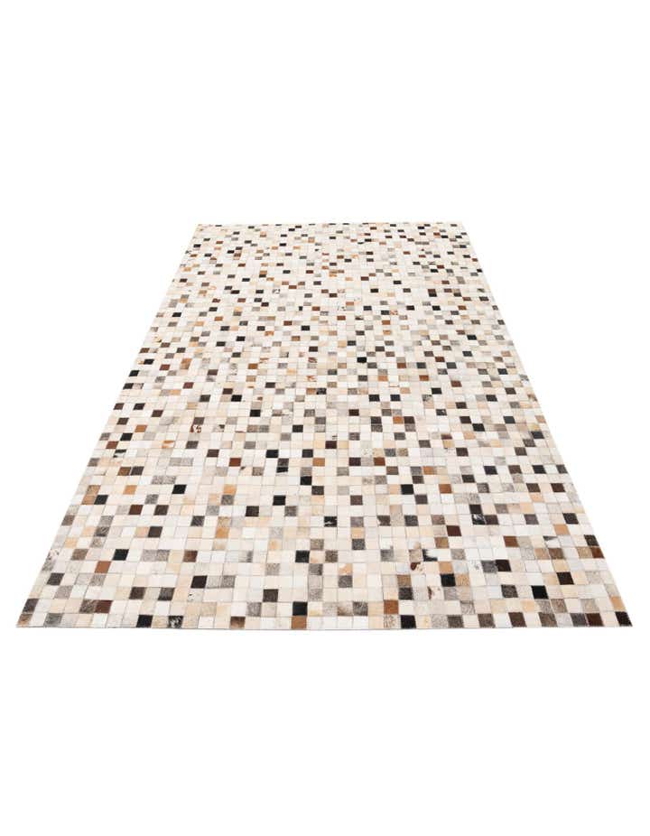 5' x 7' 10 Cowhide Stocks Rug