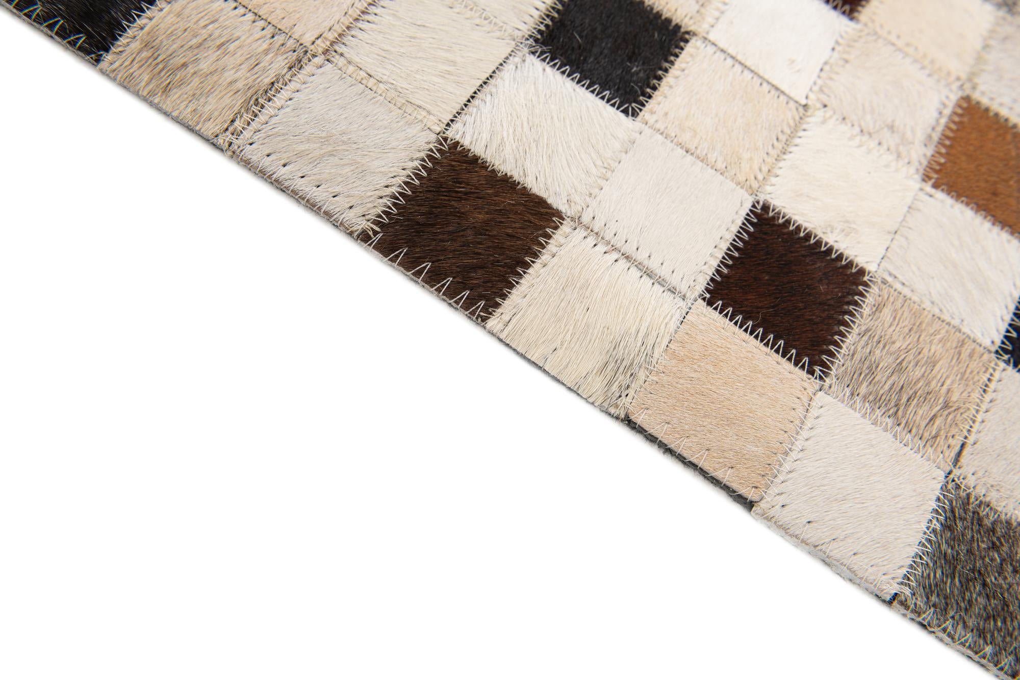 5' x 7' 10 Cowhide Stocks Rug