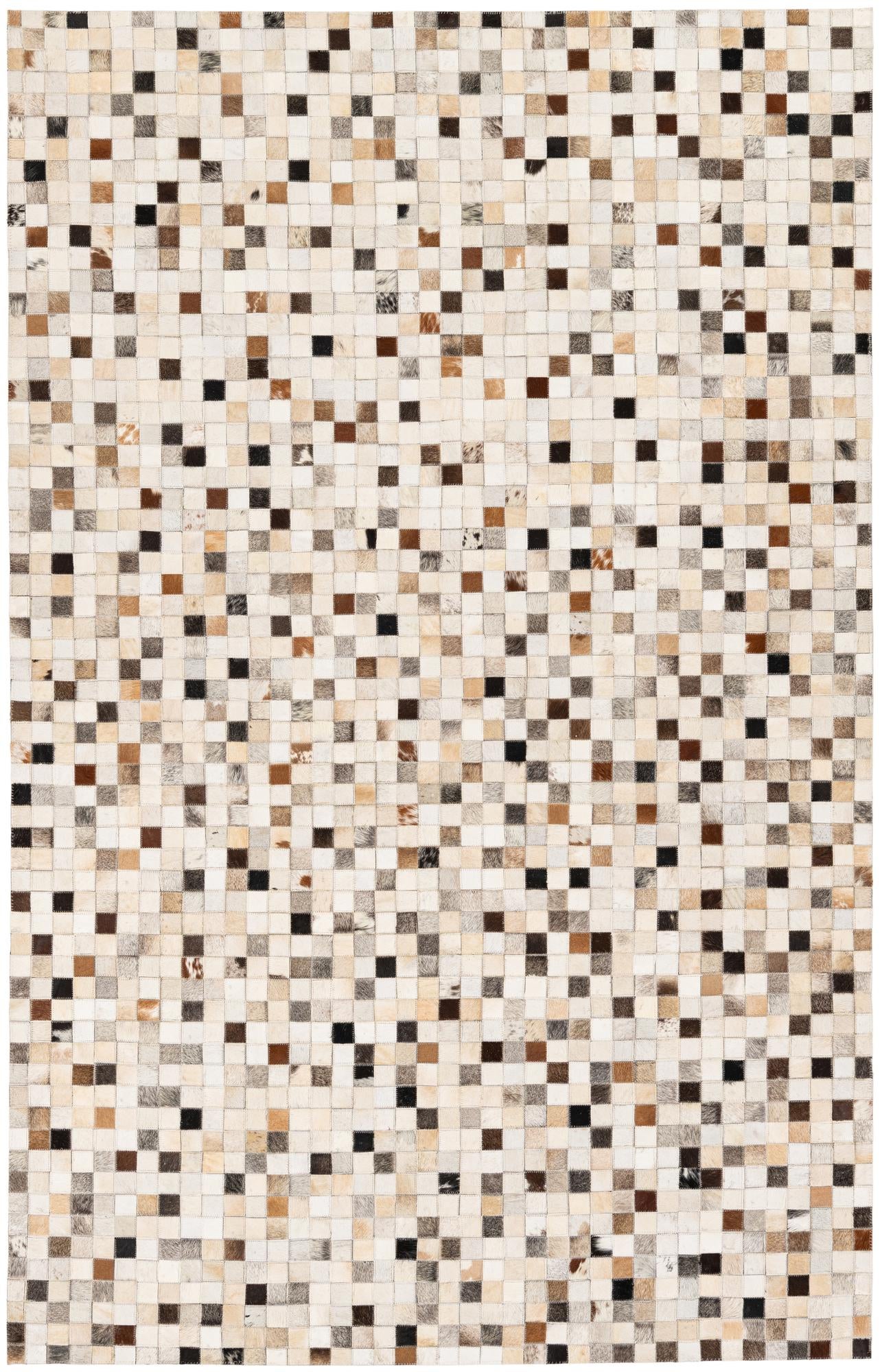 5' x 7' 10 Cowhide Stocks Rug