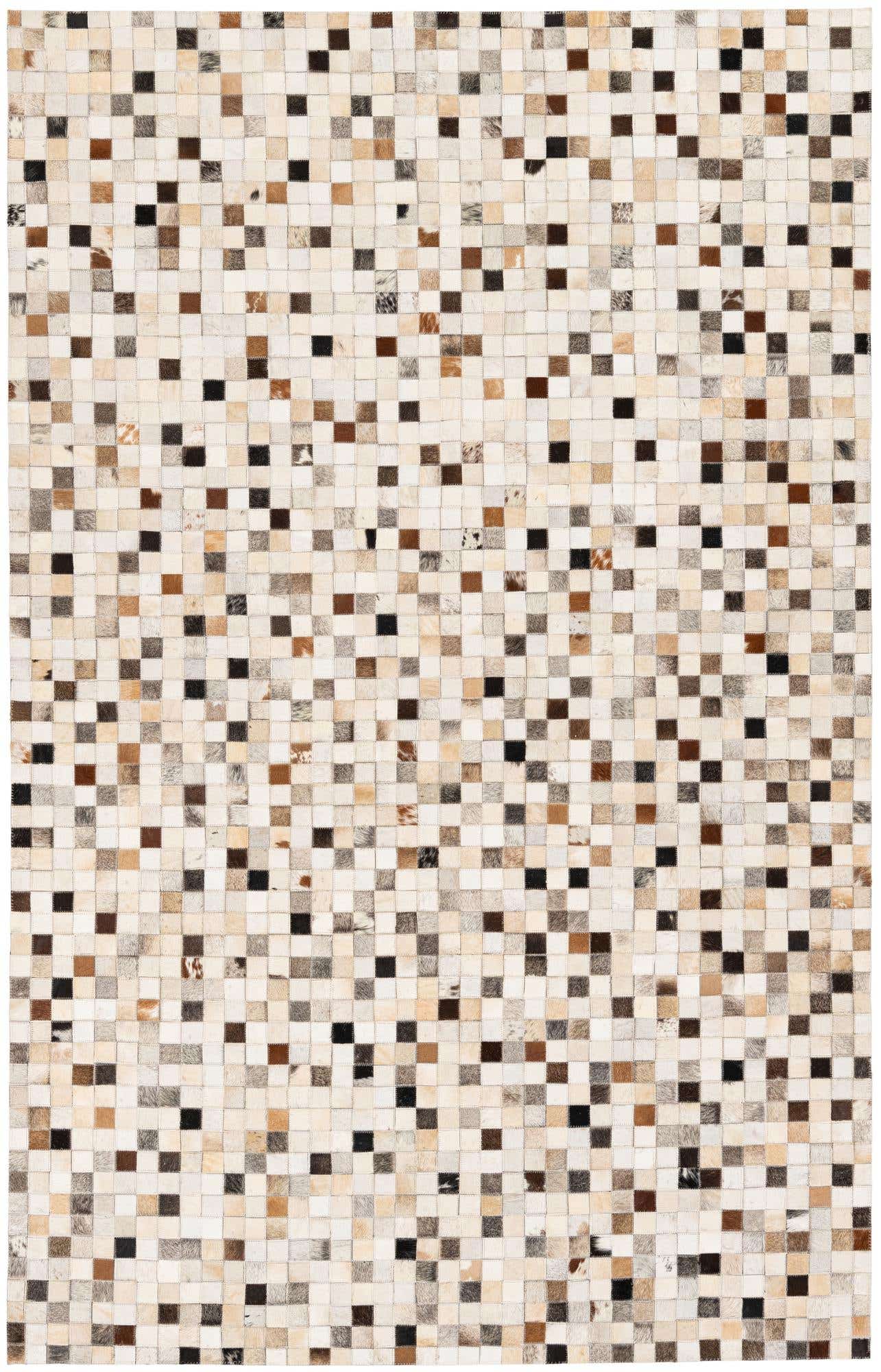 5' x 7' 10 Cowhide Stocks Rug