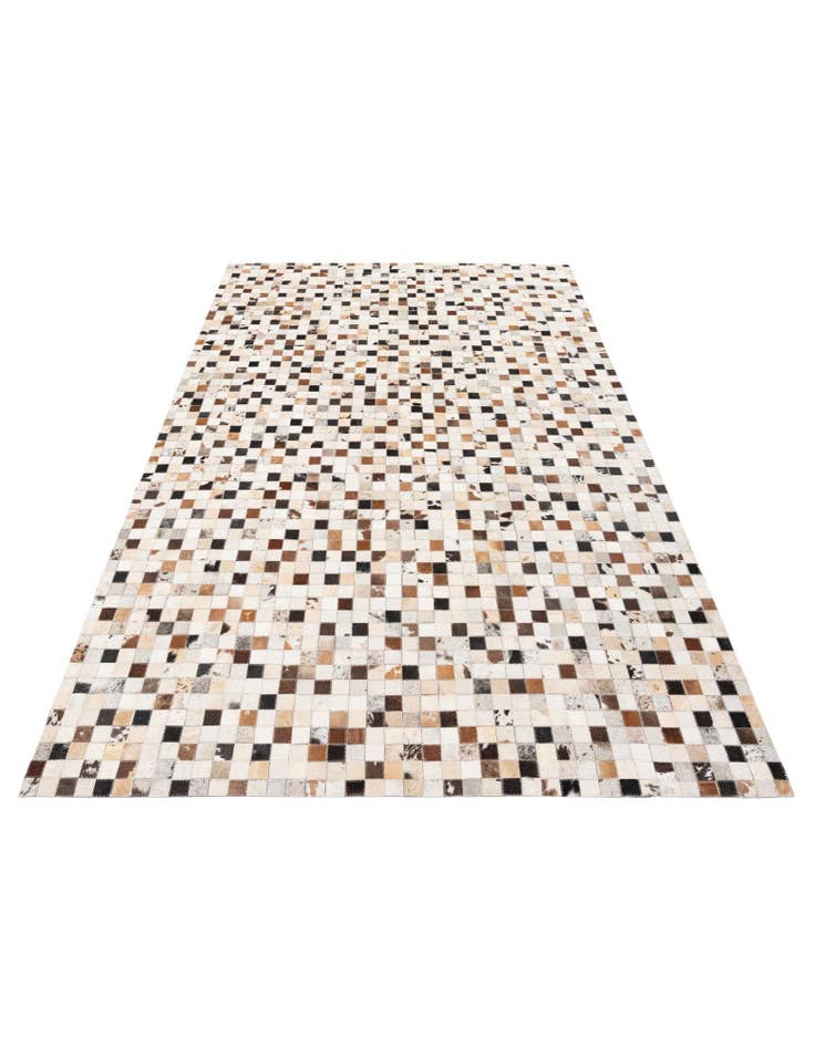 Detail image of 5' x 7' 10 Cowhide Stocks Rug