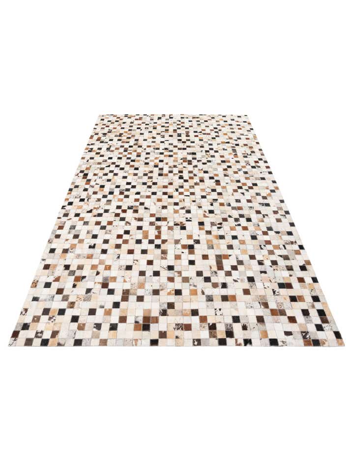 5' x 7' 10 Cowhide Stocks Rug