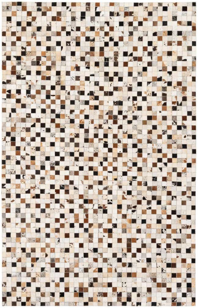 5' x 7' 10 Cowhide Stocks Rug