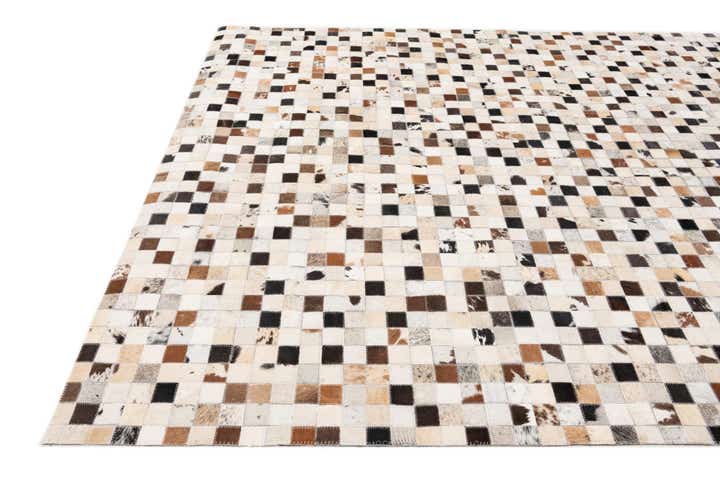 5' x 7' 10 Cowhide Stocks Rug