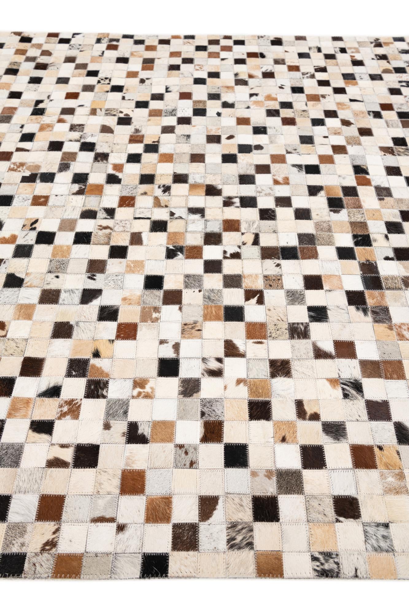 5' x 7' 10 Cowhide Stocks Rug